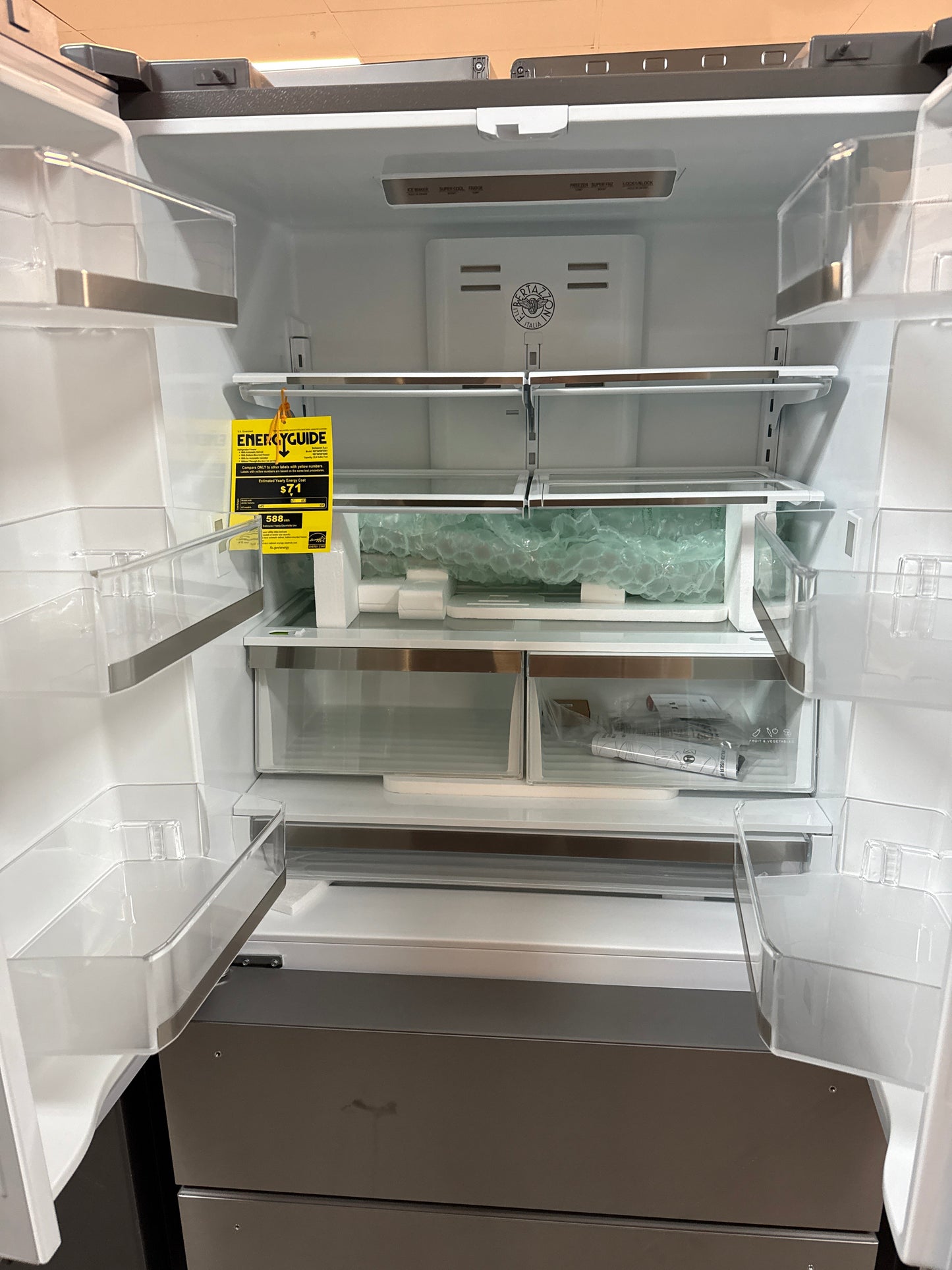 Réfrigérateur 22.5 Pi. cu. Portes françaises Inox Modèle# REF36FDFIXNV