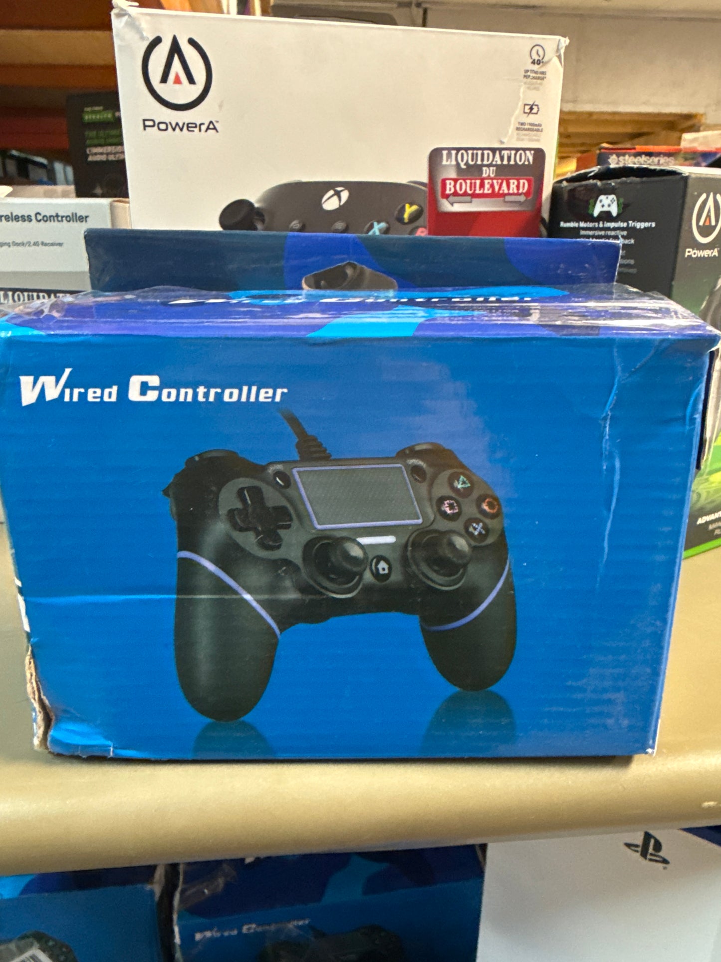 PS4 Wired Controller,Prodico Wired Controller Vibration Joystick for Playstation 4