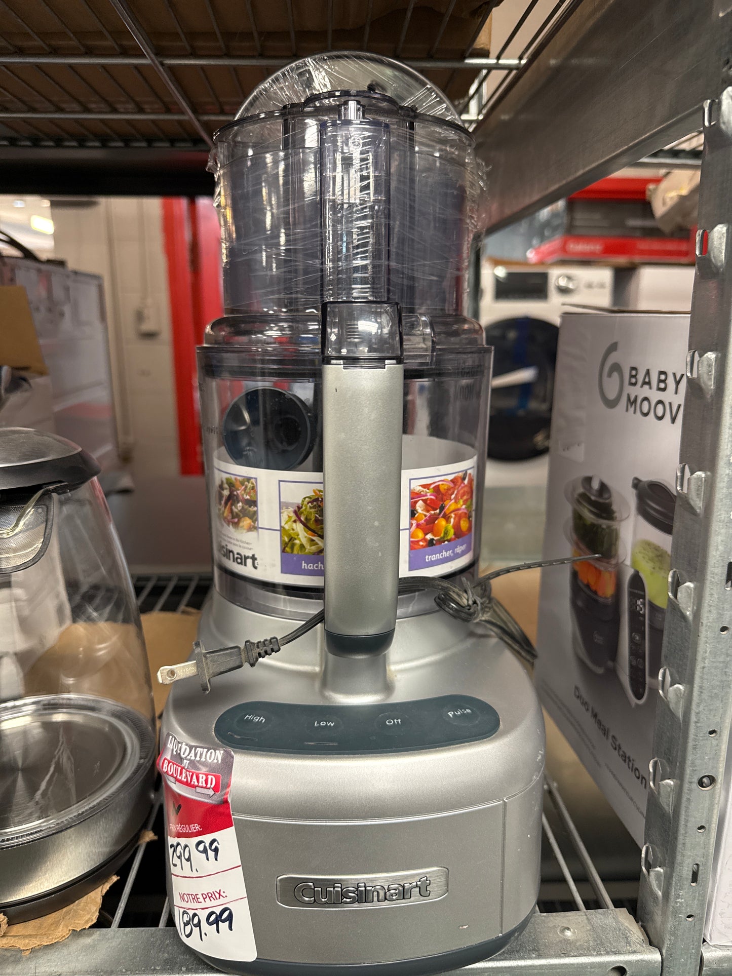 Cuisinart Elemental 8 Cup Food Upwerdor - Gunmetal - FP-8GMP1