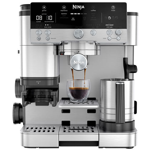Machine à espresso 3-en-1 Luxe Cafe Premier Series de Ninja - Argenté ES655CCO