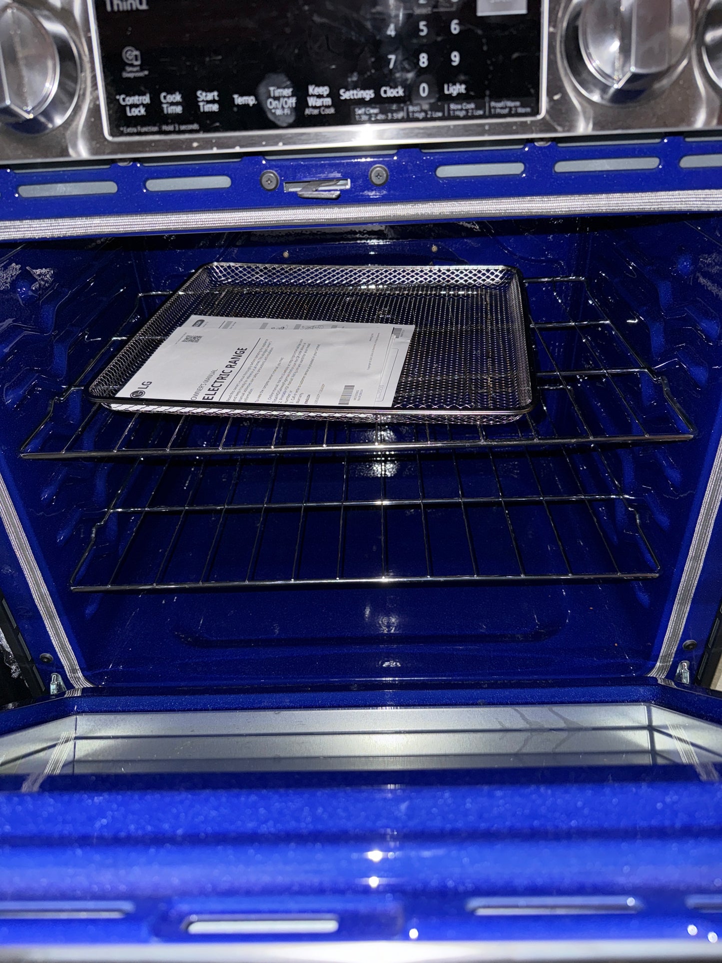 Cuisinière électrique encastrable conv./friture air 30 po de LG (LSEL6335F) - Inox