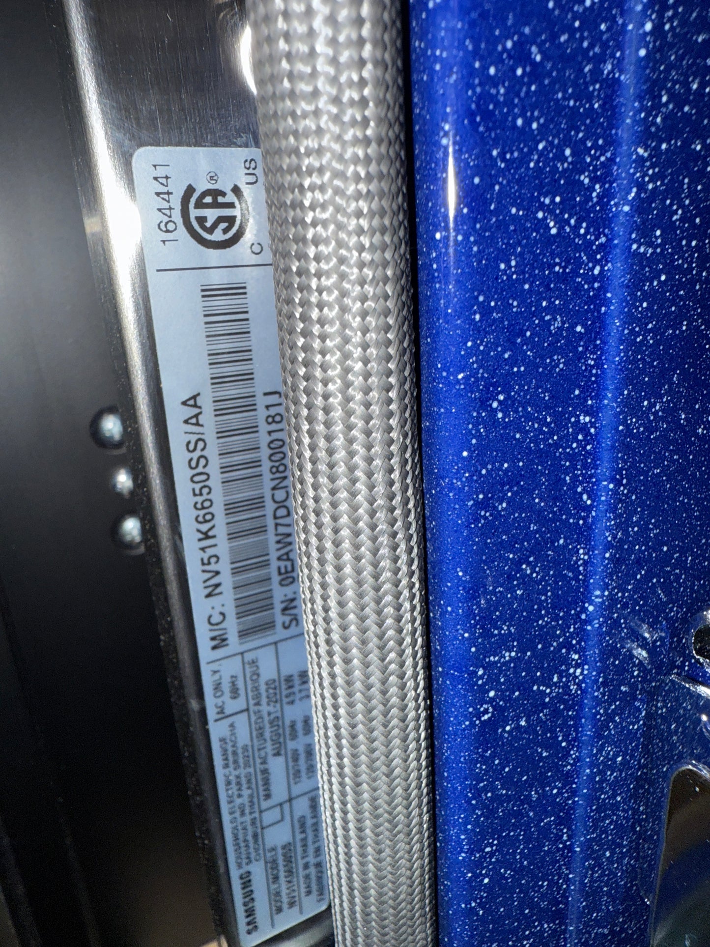 Four mural électrique à convection 30", 5,1 pi³ Samsung NV51K6650SS