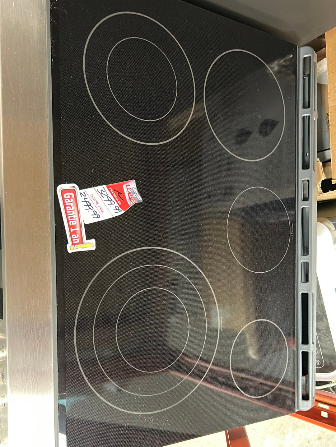 Cuisinière électrique encastrable convection véritable 30 po Café (CCES700P2MS1)-Inox