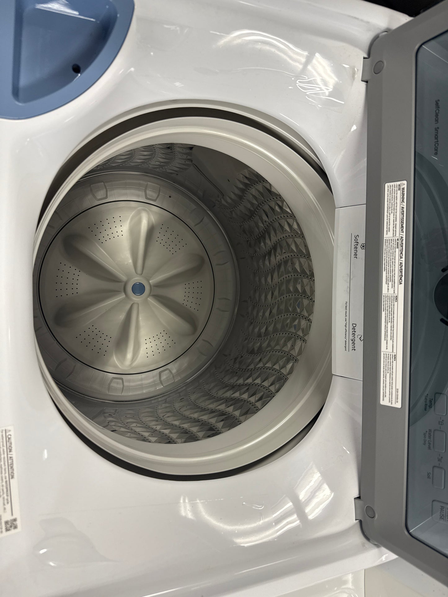 Laveuse haute efficacité à chargement par le haut de 5,2 pi³ de Samsung (WA45T3200AW) - Blanc