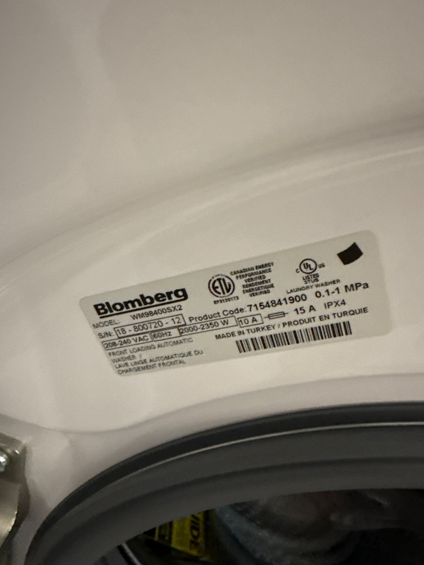 Blomberg - Laveuse à chargement frontal WM98400SX2