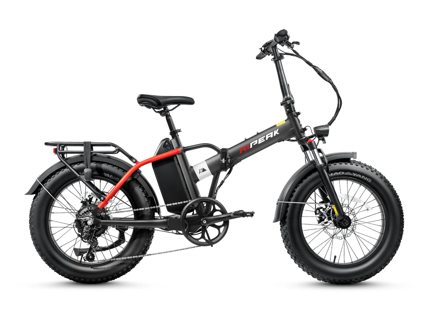 VÉLO ÉLECTRIQUE PLIABLE HIPEAK BONA BLACK