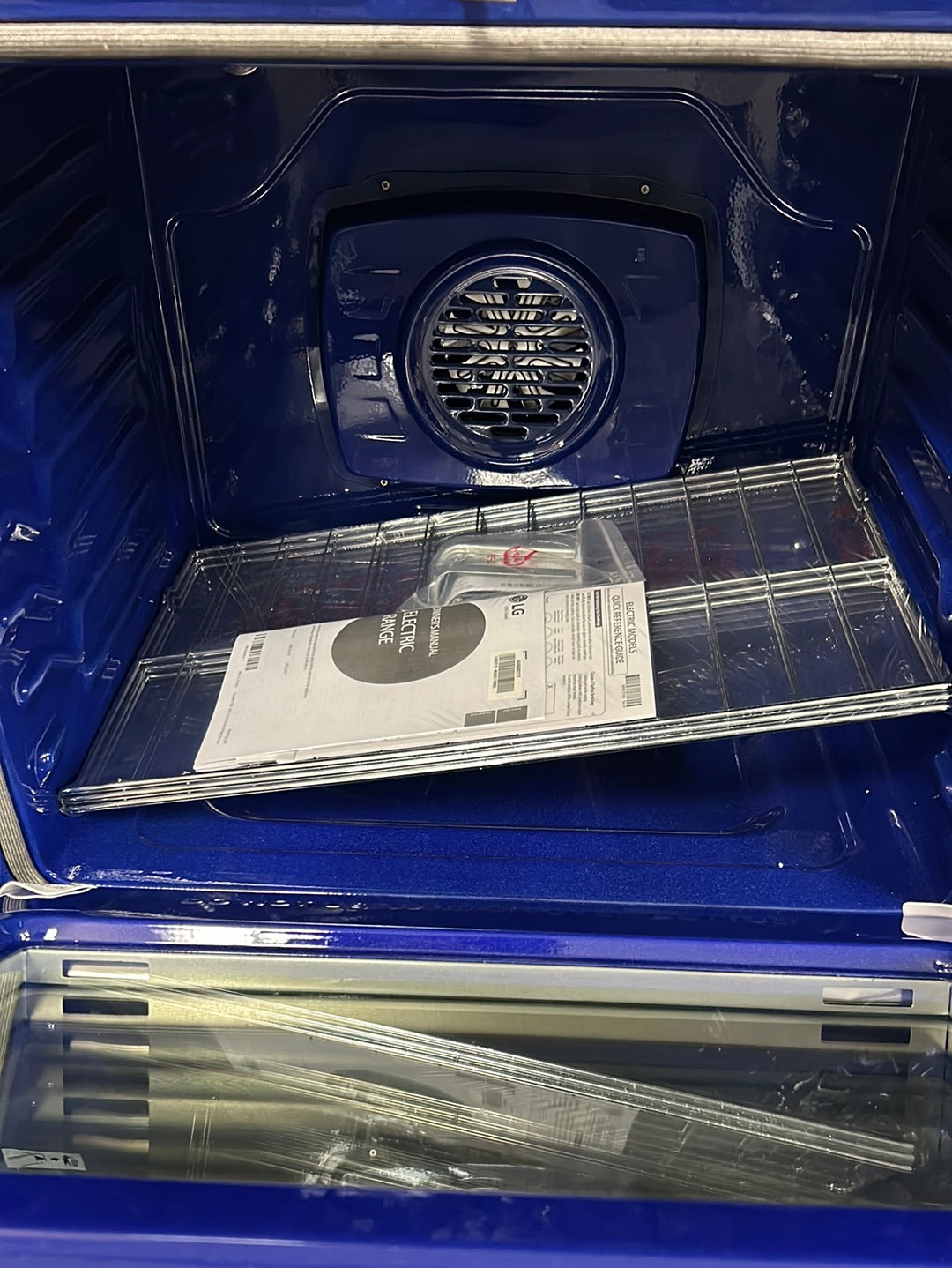 Cuisinière électrique 5 éléments/conv. véritable/friture air 6,3 pi³ 30 po de LG (LREL6325F) - Inox