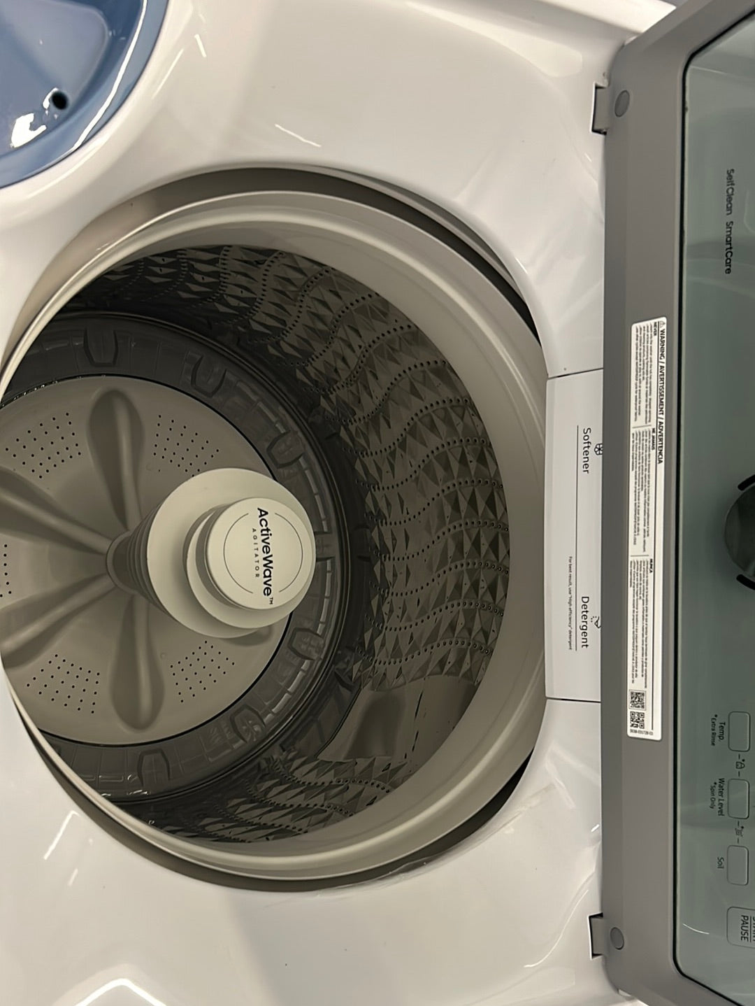 Laveuse à chargement par le haut de 5 pi³ de Samsung (WA44A3205AW) - Blanc