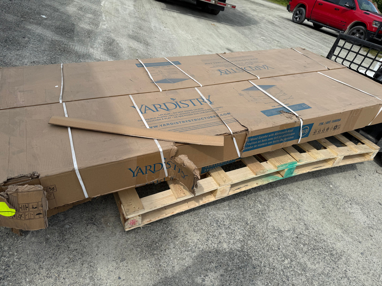 Yardistry – Pavillon de jardin 12 pi × 12 pi à toit en aluminium