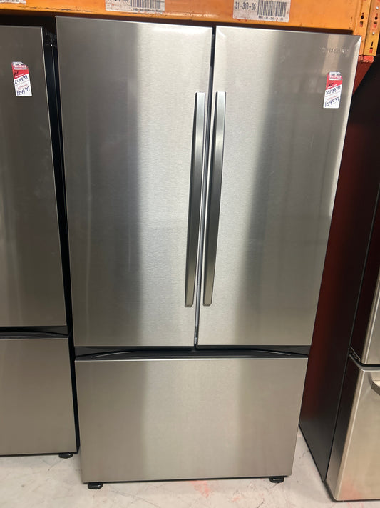 Réfrigérateur à deux portes de 31,5 pi³ et 36 po avec distributeur de glaçons de Samsung (RF32CG5100SRAA) - Inox