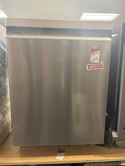 Lave-vaisselle encastrable 24 po 46 dB avec troisième panier de Bosch (SHE5AE75N) - Acier inoxydable