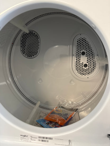 Duo laveuse électrique de 1,9 pi³ et sécheuse de 3,4 pi³ de Whirlpool (YWET4024HW) - Blanc