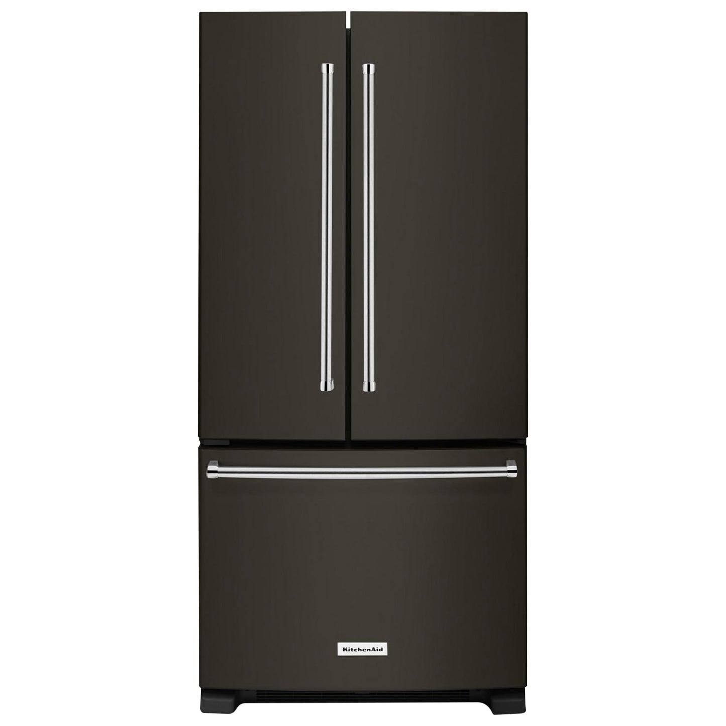 Réfrigérateur à deux portes 22,1 pi³ 33 po de KitchenAid (KRFF302EBS) - Acier inoxydable noir