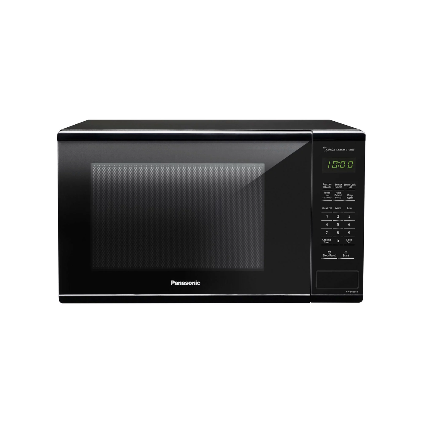 Panasonic NNSU65LB Genius Four à micro-ondes de taille moyenne 1,3 pi³, noir, 1100 W