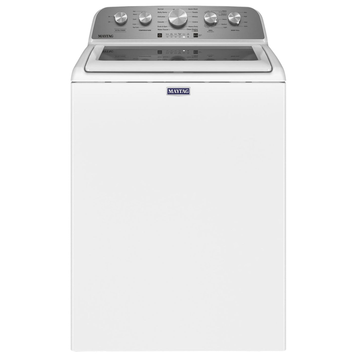 Laveuse à chargement par le haut haute efficacité de 5,5 pi³ de Maytag (MVW5430MW) - Blanc