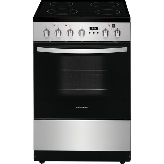 Fcfe242casCuisinière électrique autonome à 4 éléments de 1,9 pi³ 24 po de Frigidaire (FCFE242CAS) - Inox
