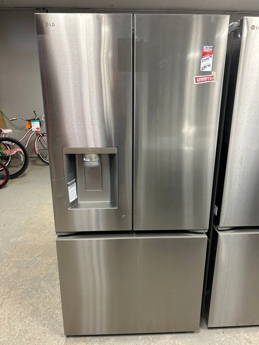 Réfrigérateur à deux portes 20,2 pi³ 33 po avec distributeur de glaçons de LG (LF20C6330S) - Inox