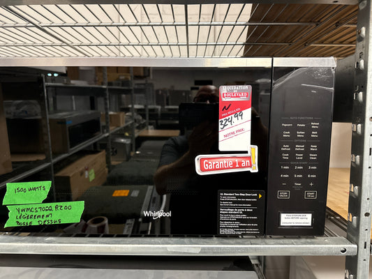 Whirlpool Four micro-ondes de comptoir 1,6 pi³ acier inoxydable YWMCS7022SS