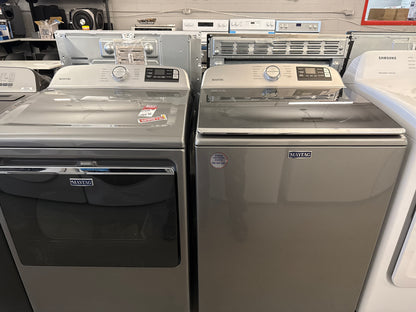 Laveuse à chargement par le haut 5.4 pi³ et sécheuse électrique 7.4 pi³ Maytag *MTW6230HC/YMED6230HC