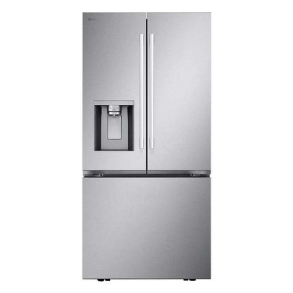 Réfrigérateur à 3 portes 24,5 pi³ 33 po avec distributeur d'eau et de glaçons de LG (LF25S6330S) - Inox