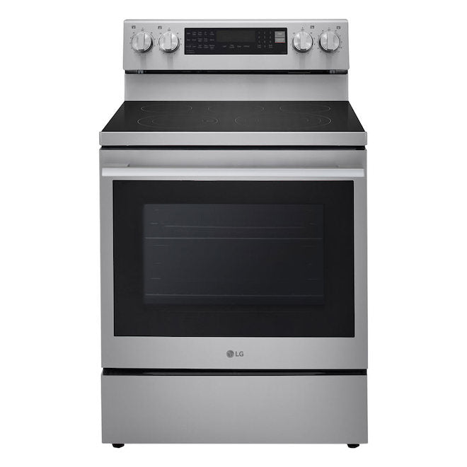 Cuisinière électrique autonome lisse avec four autonettoyant 6,4 pi3 30 po de KitchenAid YKFEG500ESS  - Inox