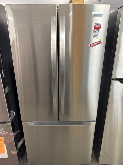 Frigidaire Réfrigérateur À Portes Françaises À Profondeur Standard, 30 po, 18.4 pi³, Acier Inoxydable - ENERGY STAR® FRFN1801AF