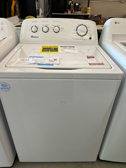 Laveuse à chargement par le haut haute efficacité de 4,4 pi³ d'Amana (NTW4519JW) - Blanc