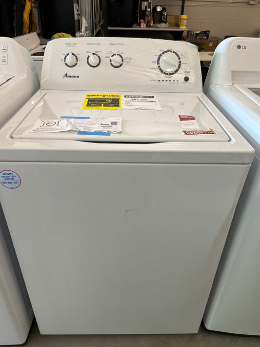 Laveuse à chargement par le haut haute efficacité de 4,4 pi³ d'Amana (NTW4519JW) - Blanc