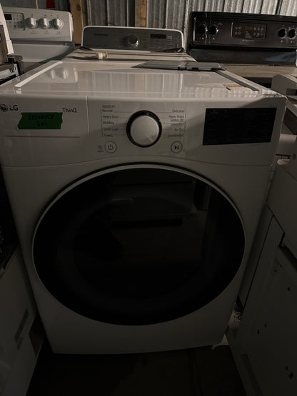 Sécheuse à gaz de 7,4 pi³ de LG (DLG3601W) - Blanc
