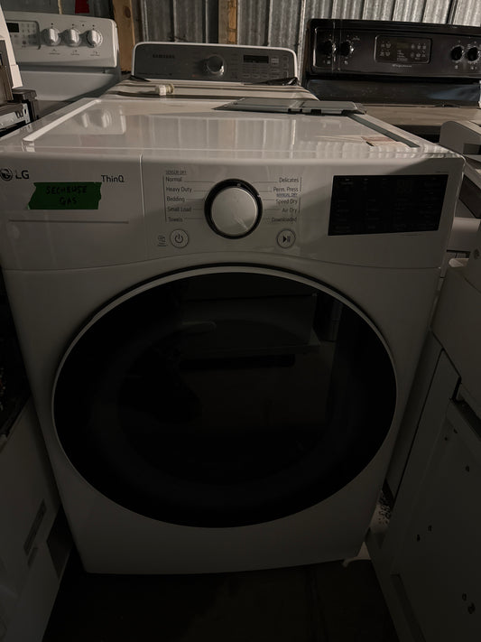 Sécheuse à gaz de 7,4 pi³ de LG (DLG3601W) - Blanc