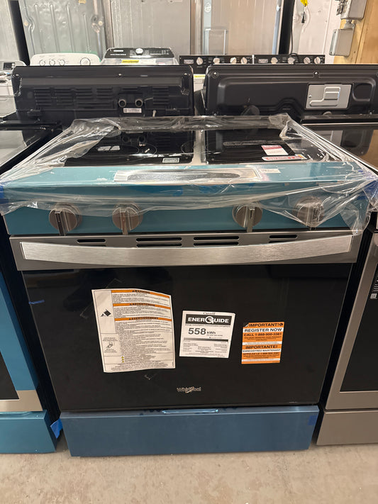 Cuisinière électrique encastrable avec ventilateur à convection et friture à l'air 5,3 pi³ 30 po de Whirlpool (YWSES5030SZ) - Acier inoxydable résistant aux traces de doigts