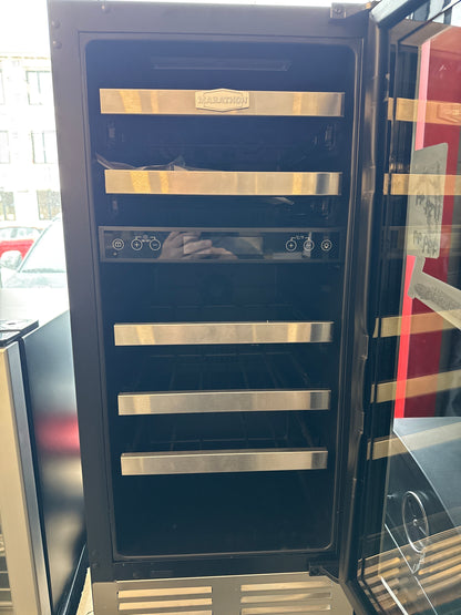 Cellier 28 bouteilles 14.93 Po. Inox MARATHON Mwc28-dss