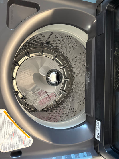 Laveuse à chargement par le haut haute efficacité de 6,1 pi³ de LG (WT8405CB) - Noir mat