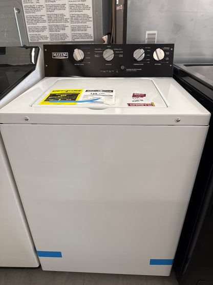 Laveuse à chargement par le haut haute efficacité de 4 pi³ de Maytag (MVWP586GW) - Blanc