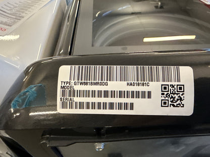 Laveuse GTW681BMRDG à chargement par le haut 5,3 pi³ et sécheuse GTD68EBMRDG électrique 7,4 pi³ de GE - Gris diamant