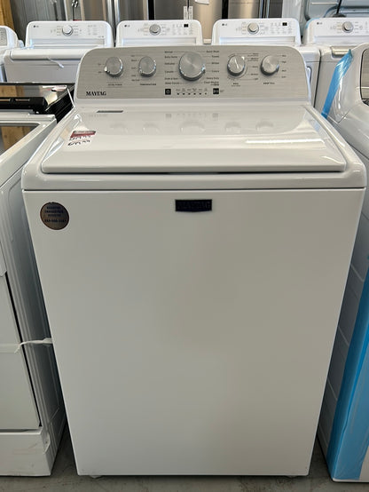Laveuse à chargement par le haut haute efficacité de 5,2 pi³ de Maytag (MVW5035MW) - Blanc