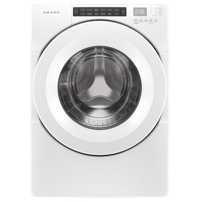 Amana - Laveuse à chargement frontal blanche de 5 pi³ avec commandes intuitives NFW5800HW