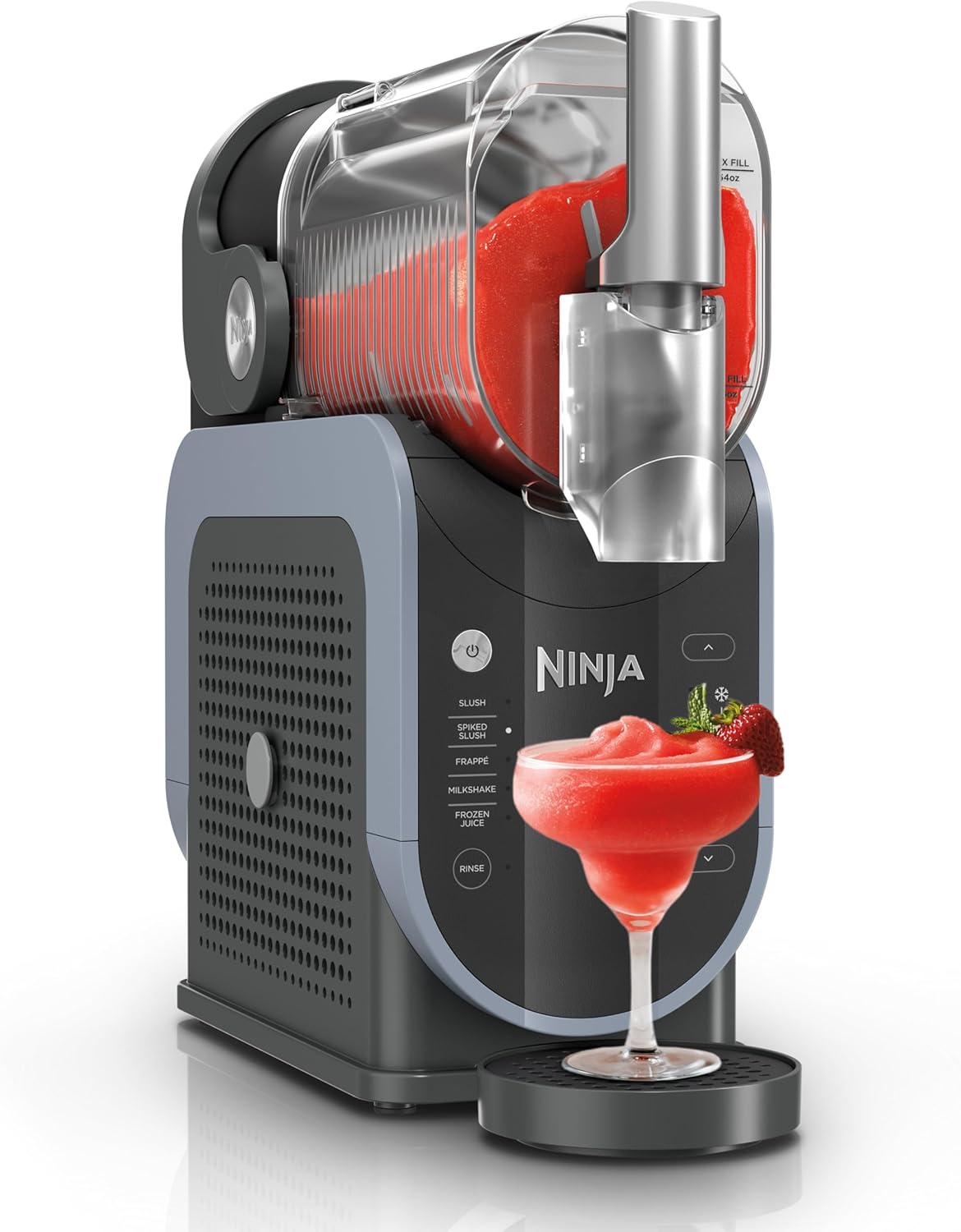 Ninja SLUSHi FS301C Machine professionnelle à boissons et glaçons congelés avec technologie RapidChill, grill et slushie, 5 programmes prédéfinis pour margaritas congelées, frappes et plus encore