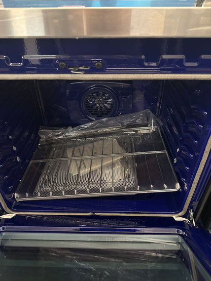 Cuisinière électrique autonome à 5 éléments avec convection véritable et friture à air 6,3 pi³ 30 po de LG (LREN6323YE) - Inox