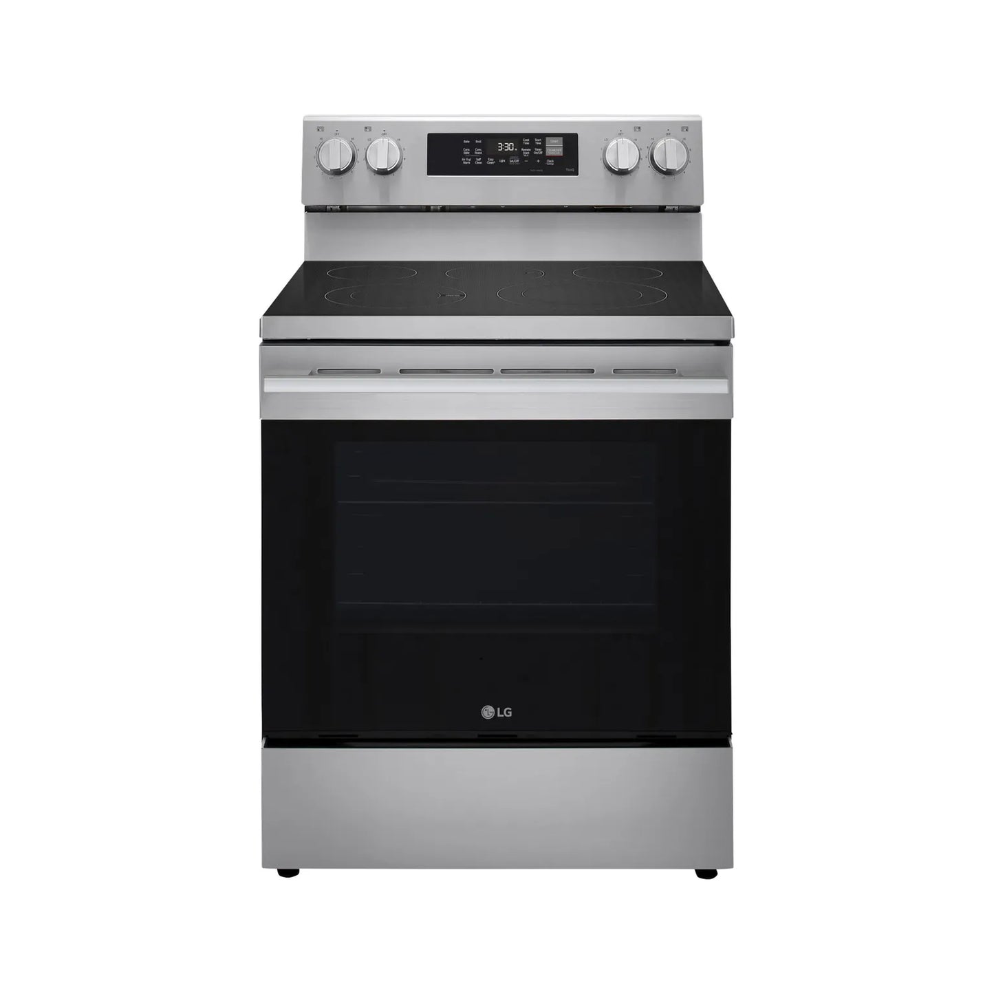Cuisinière électrique 5 éléments/convection/friture air 6,3 pi³ 30 po de LG (LREL6323S) - Inox
