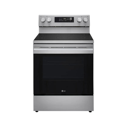 Cuisinière électrique 5 éléments/convection/friture air 6,3 pi³ 30 po de LG (LREL6323S) - Inox