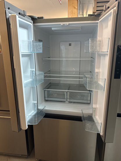 Kenmore - Réfrigérateur à portes françaises en acier inoxydable de 76 cm (30 po) et d'une capacité de 502 litres (17,7 pi³), à profondeur de comptoir, avec technologie de refroidissement sans givre    KKFDR30x17.5-SS