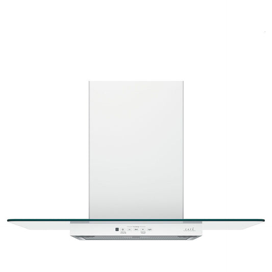 GE CAFÉ Hotte Cheminée 30 Po.  blanc - Modèle  CVW73014MWM