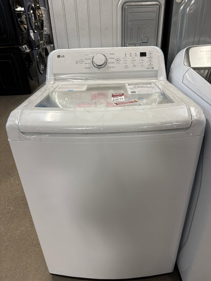 LG - Laveuse blanche à chargement par le haut de 5,2 pi³ avec technologie TurboDrum WT7010CW