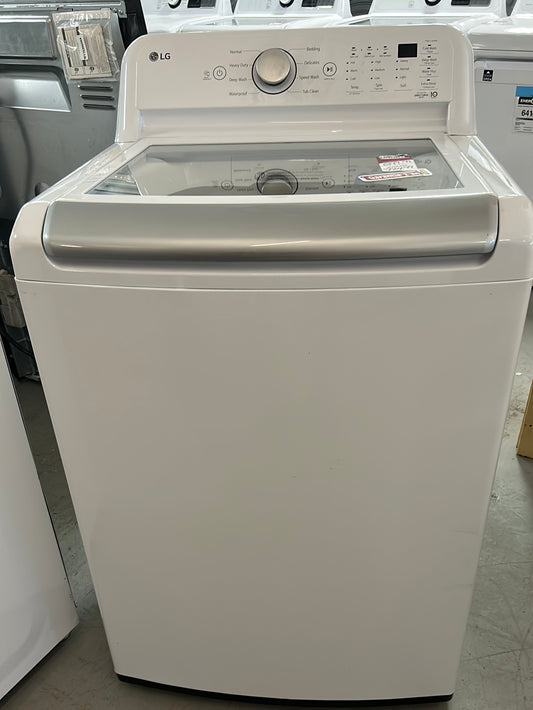 Laveuse à chargement par le haut haute efficacité de 5,8 pi³ de LG (WT7150CW) - Blanc