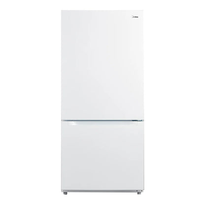 Réfrigérateur à congélateur inférieur 30 po, 18,7 pi³ Blanc avec des commandes électroniques et charnières ajustables - MRB19B7AWW