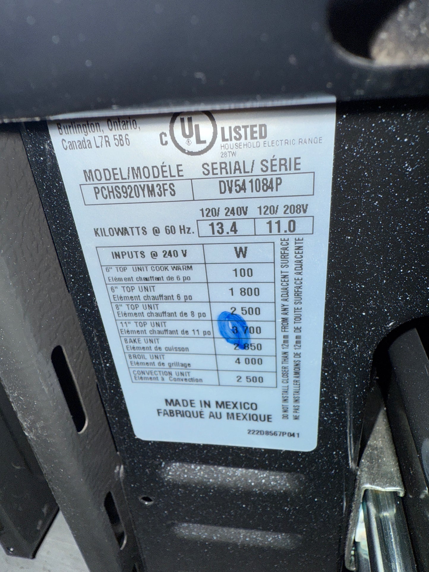 GE Profile Cuisinière à induction intelligente encastrée de 30 po avec four à convection véritable et friture à air chaud, sans préchauffage, en acier inoxydable résistant aux marques de doigts Pchs920ymfs