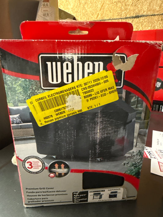 HOUSSE DE BARBECUE PREMIUM GENESIS à 4 brûleurs WEBER 7758