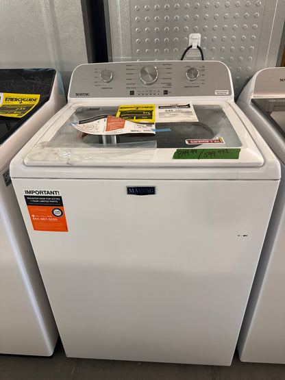 Maytag Laveuse à chargement vertical à agitateur avec fonction Extra Power et option Animal Pet Pro - 5,4 pi cu - Blanc MTW5605RW