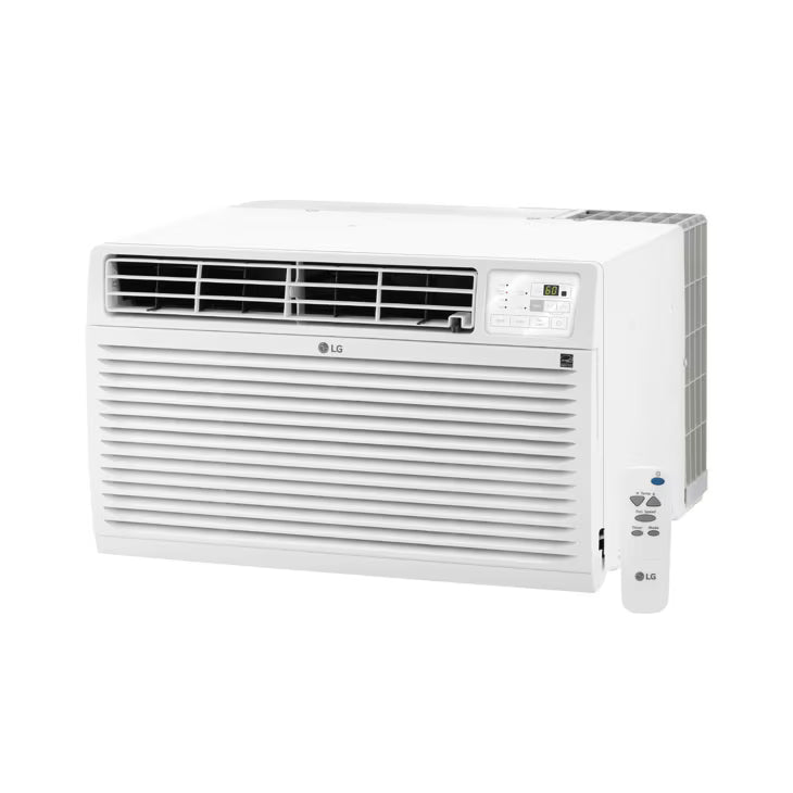 Climatiseur de fenêtre LG 8 000 BTU, refroidit 350 pieds carrés. (taille de la pièce de 14 pi x 25 pi), silencieux, avec télécommande, 3 vitesses de refroidissement et de ventilation,115 V, Lt0816cer